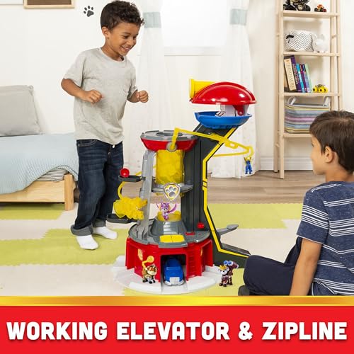 PAW Patrol Mighty Lookout Tower Playset – Interactive Rescue Tower with Vehicles & Figures