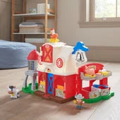 Fisher-Price Little People Caring for Animals Farm – Interactive Farm Playset with Sounds, Learning Activities & Figures, Ages 1–5