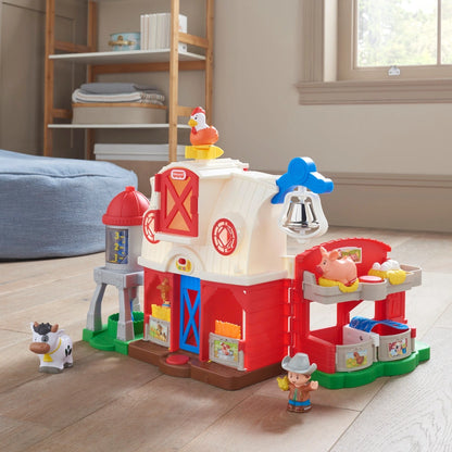 Fisher-Price Little People Caring for Animals Farm – Interactive Farm Playset with Sounds, Learning Activities & Figures, Ages 1–5