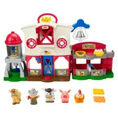 Fisher-Price Little People Caring for Animals Farm – Interactive Farm Playset with Sounds, Learning Activities & Figures, Ages 1–5