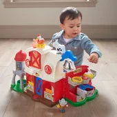 Fisher-Price Little People Caring for Animals Farm – Interactive Farm Playset with Sounds, Learning Activities & Figures, Ages 1–5