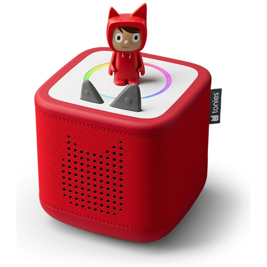 Tonies Red Audio Speaker Box with Character Figure – Interactive Kids’ Audio Player