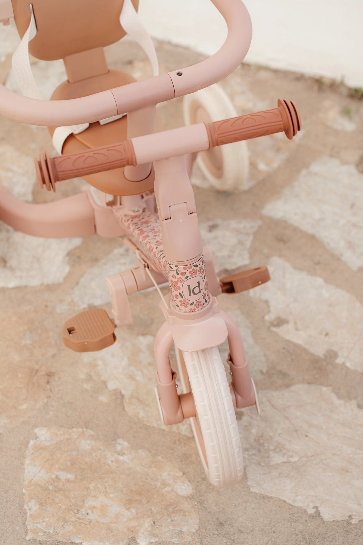 Little Dutch 4-in-1 Tricycle – Pink Floral Baby & Toddler Trike