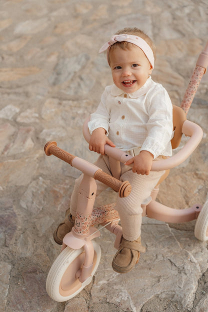 Little Dutch 4-in-1 Tricycle – Pink Floral Baby & Toddler Trike
