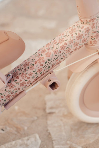 Little Dutch 4-in-1 Tricycle – Pink Floral Baby & Toddler Trike