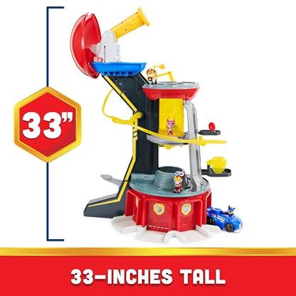 PAW Patrol Mighty Lookout Tower Playset – Interactive Rescue Tower with Vehicles & Figures