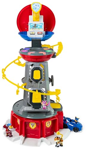 PAW Patrol Mighty Lookout Tower Playset – Interactive Rescue Tower with Vehicles & Figures
