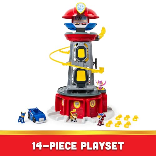 PAW Patrol Mighty Lookout Tower Playset – Interactive Rescue Tower with Vehicles & Figures