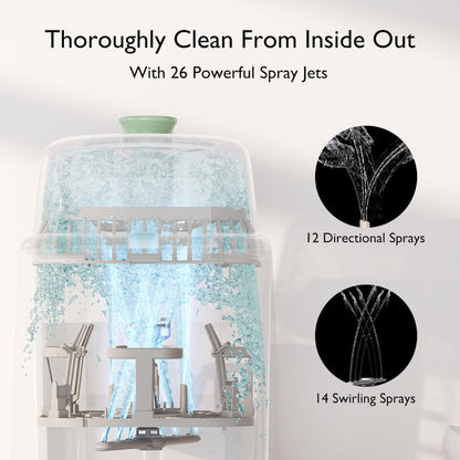 Baby Bottle Washer, Sterilizer & Dryer – Multifunctional Electric Steam Cleaner