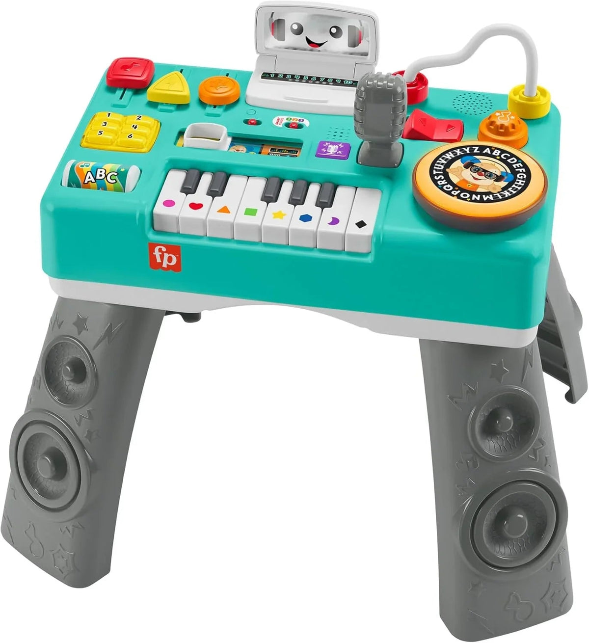 Fisher-Price Interactive Learning Activity Table – Musical Piano & Pretend Play Toy