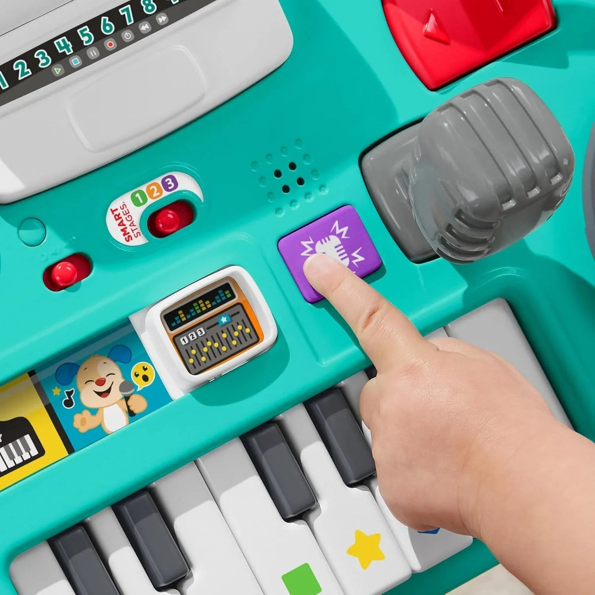 Fisher-Price Interactive Learning Activity Table – Musical Piano & Pretend Play Toy