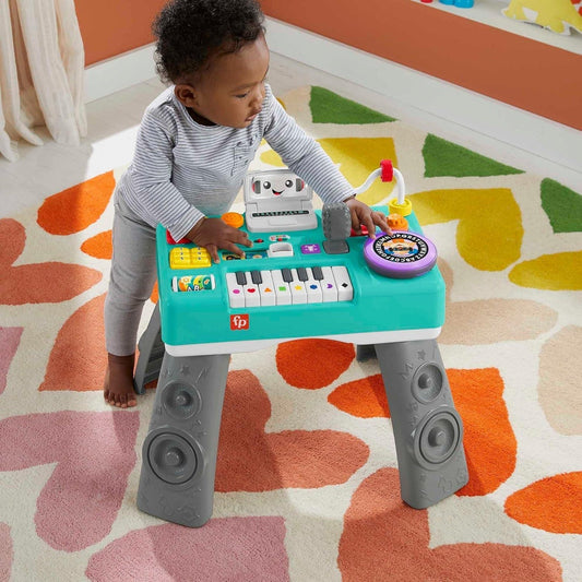 Fisher-Price Interactive Learning Activity Table – Musical Piano & Pretend Play Toy
