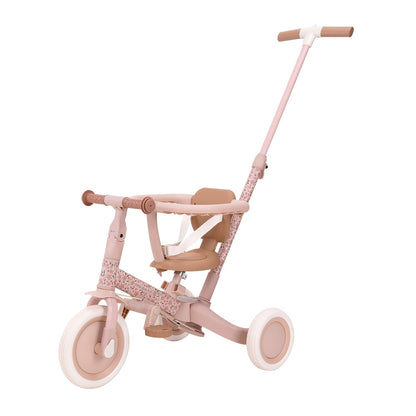 Little Dutch 4-in-1 Tricycle – Pink Floral Baby & Toddler Trike