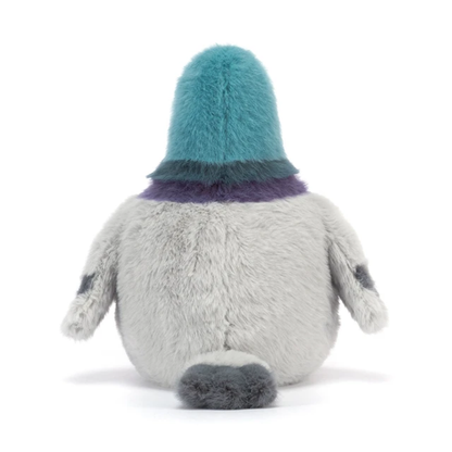 Strutton Pigeon Plush Toy – Soft Grey & Blue Cuddly Bird