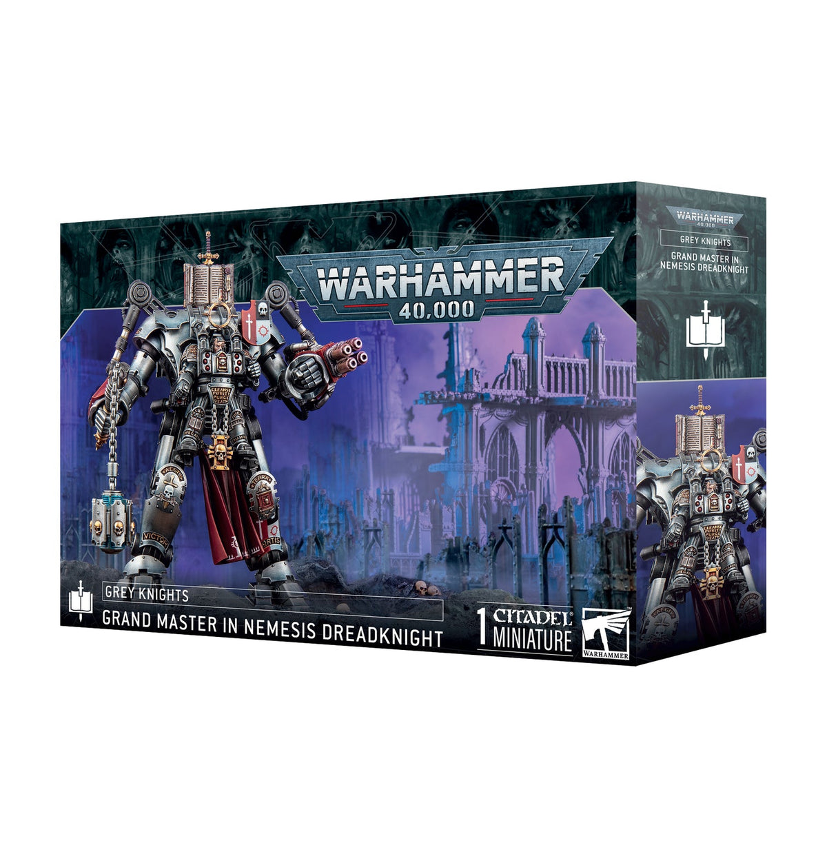 Warhammer 40,000 Grey Knights Grand Master in Nemesis Dreadknight